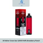 Al Fakher Crown bar 12000 Puffs Strawberry Punch
