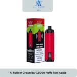 Al Fakher Crown bar 12000 Puffs Two Apple