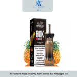 Al Fakher E Hose X 60000 Puffs Crown Bar Pineapple Ice