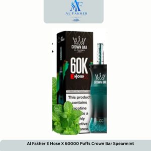 Al Fakher E Hose X 60000 Puffs Crown Bar Spearmint