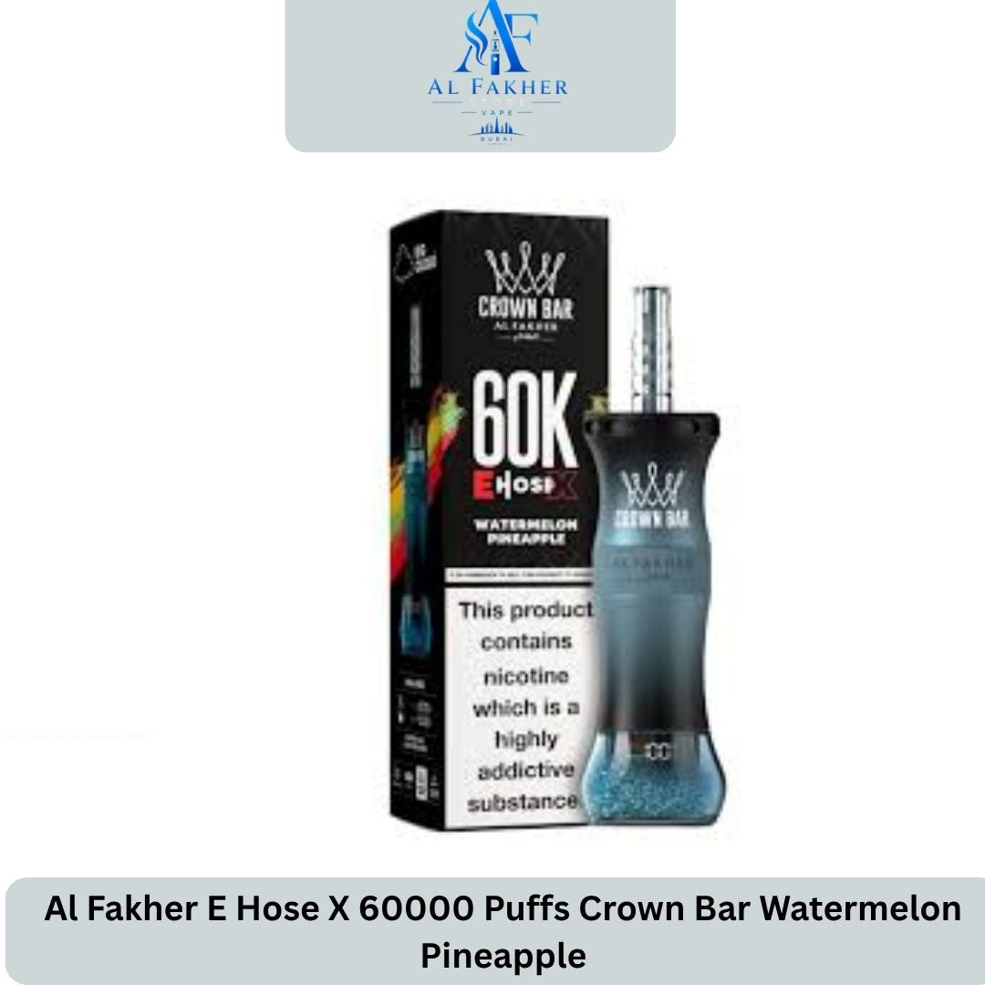 Al Fakher E Hose X 60000 Puffs Crown Bar Watermelon Pineapple Al Fakher E Hose X 60000 Puffs Crown Bar Watermelon Pineapple - Image 1